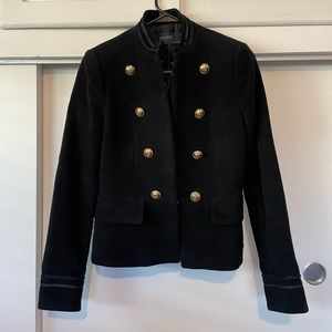 Zara Military Blazer- black, size small